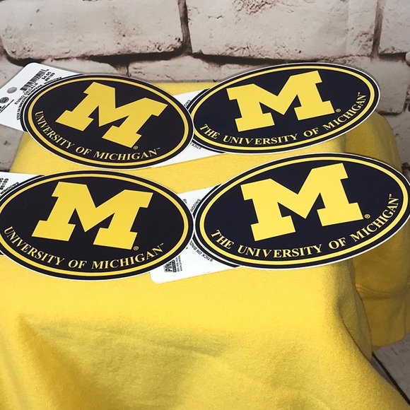 Four NIP University of Michigan Decals (4) - Picture 1 of 1